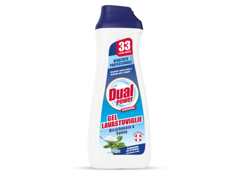 Dual Power gel lavastoviglie bicarbonato e salvia