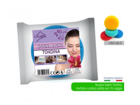 Irge spugna bagno tondina