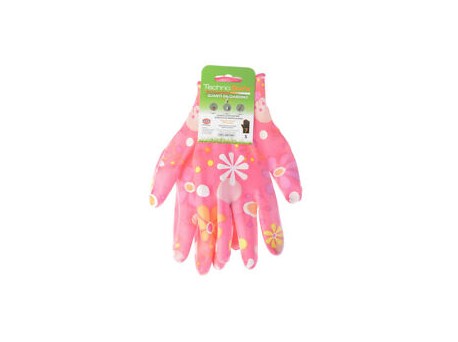Marrone,SL6592M 1 paio guanti da giardino rosa e lavoro Vgo Glove Guanti 8/M, Cioccolato 