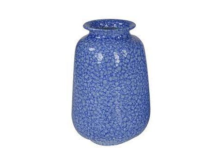 Vaso ceramica blu sfumato