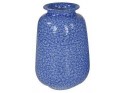 Vaso ceramica blu sfumato