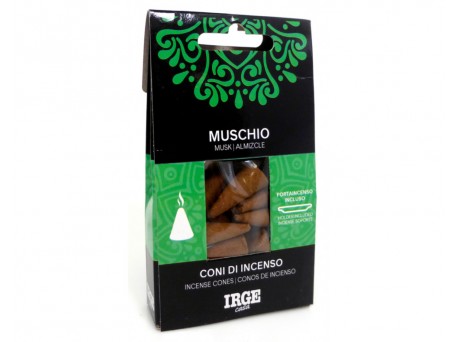 Irge coni di incenso muschio 12pz