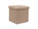 Pouf in tessuto rosa