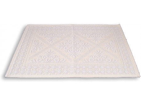 Tappeto Canapé 50x80 bianco