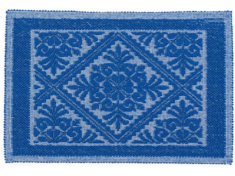 Tappeto sardo 38X58 blu