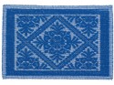 Tappeto sardo 38X58 cm blu