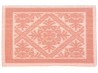 Tappeto sardo 38X58 cm rosa