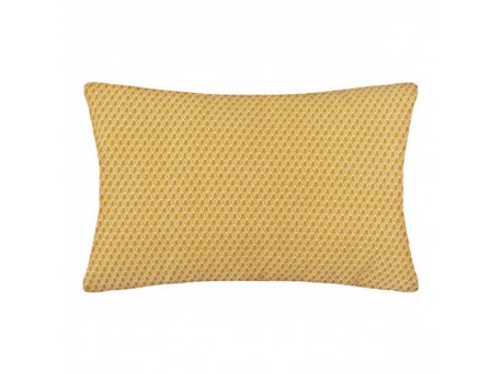 Cuscino rettangolare giallo ocra