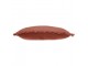 Cuscino rettangolare con frangia rosso terracotta
