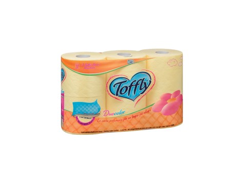 Carta igienica colorata giallo 6pz