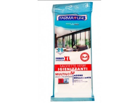 Farmaline salviette vetri 