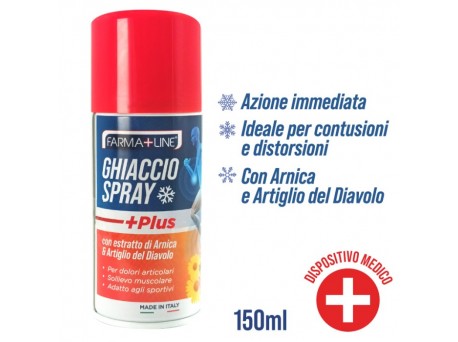 CONFEZIONE 12PZ Farmaline ghiaccio spray 150ml