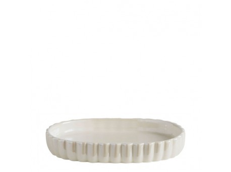 Porta-sapone effetto Madreperla in ceramica