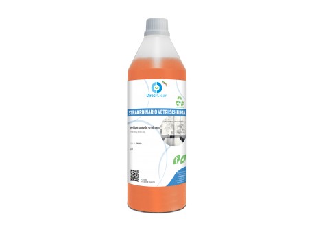 12PZ Straordinario vetri schiuma per lavaggio vetri a stecca 1lt