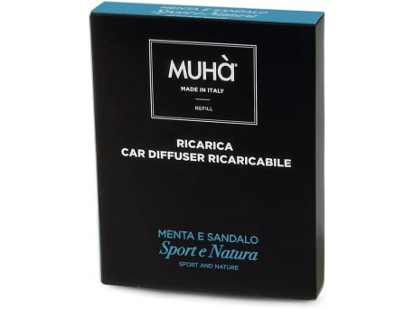 Muhà profumo auto ricarica menta e sandalo