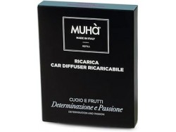 Muhà profumo auto ricarica cuoio e frutti