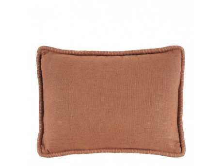 Cuscino in lino LOUISE - Terracotta